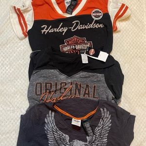 3 medium Harley Davison t shirt bundle